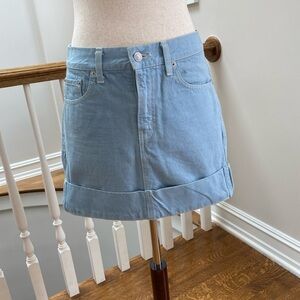 Levi's Light Blue Denim Skirt